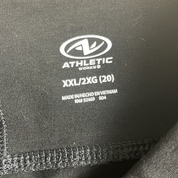 Athletic Works High Rise Black Moisture Wicking Pants- XXL - Picture 7 of 13
